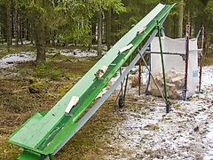 Kelffri Holztransporter Förderband 7,5 m Transportband 230 V elektrisch