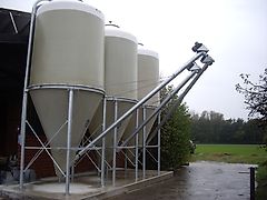 Eurosilo Premium GFK-Silo , Polyestersilo,Silo,Getreidesilo,Förderspiralen,